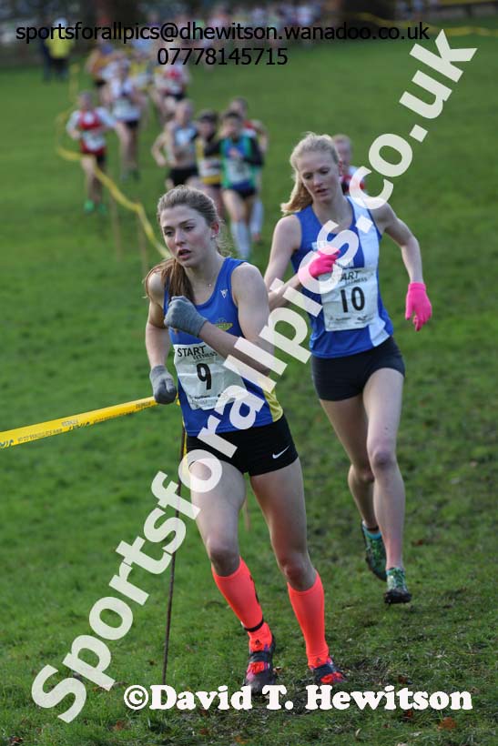 Womens under-17 Northern Cross Country Champs., Witton Park, Blackburn. Photo: David T. Hewitson/Sports for All Pics